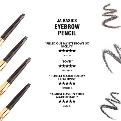 JA Basics Eyebrow Pencil with Spiral Brush